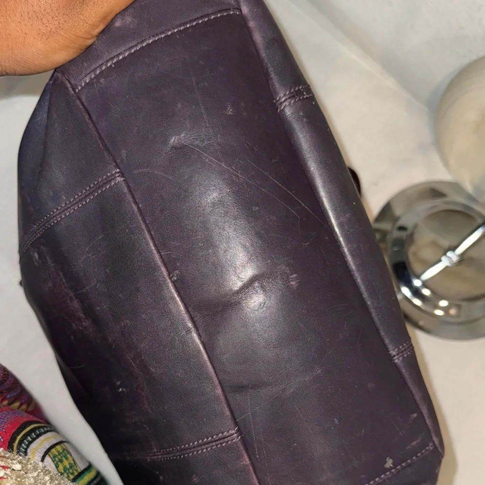 Authentic Coach Edie Shoulder Leather Bag - Picture 10 of 10